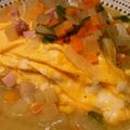 モルスア's cooksnap of when they made あっさり味のスープｄｅオムライス.
