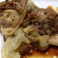 もち子29's cooksnap of when they made 簡単＊鶏もも肉のレタス蒸し.