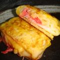 mikiha5's cooksnap of when they made 紅生姜とチーズの卵焼き.