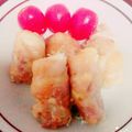 Harutoママ☆'s cooksnap of when they made 豚バラスライスで簡単チーズ巻き.