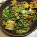 せぱ子's cooksnap of when they made 和風！厚揚げときゃべつのみそ炒め.