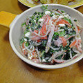 ゆけり３兄弟's cooksnap of when they made ほうれん草とカニカマのカッテージ和え♪.