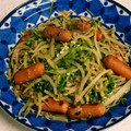 にこにこぷーちん's cooksnap of when they made 豆苗の卵炒め.