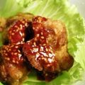 クックDMQULR☆'s cooksnap of when they made ピリ辛唐揚げ♪ゴママヨ&シーザーマヨ味.