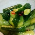 ★銀時★'s cooksnap of when they made 簡単おつまみ☆ピリ辛ごまきゅうり.