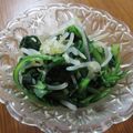 miyuki12's cooksnap of when they made もやしと春菊のワサビ和え♪.