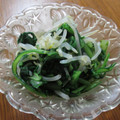 miyuki12's cooksnap of when they made もやしと春菊のワサビ和え♪.