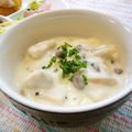 runa10's cooksnap of when they made きのこたっぷり♪鶏肉のクリーム煮☆.