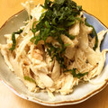 ぐーたらレシピ研究所's cooksnap of when they made レンジで作る・蒸し鶏と榎茸の明太子和え.