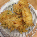 Lebedev's cooksnap of when they made 簡単！さくさく！葉付き人参のかき揚げ☆.