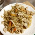 ゆきうさぎ418's cooksnap of when they made 豚肉と根菜の甘辛炒め.
