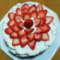 はにわん、's cooksnap of when they made イチゴたっぷりデコレーションケーキ.