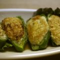 maruru-nn's cooksnap of when they made 豆腐でふわっとヘルシー♪ピーマンの肉詰め.