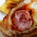 24karats's cooksnap of when they made 簡単ビックリ！ソーセージ揚げパン＋α.