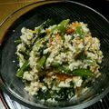 泉水・真希's cooksnap of when they made ニンジンの葉の白和え.
