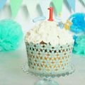 クック9CWB7X☆'s cooksnap of when they made １歳の誕生日スマッシュケーキ.
