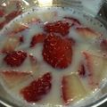 Boblyn's cooksnap of when they made 離乳食やおやつに＊いちご入り＊牛乳プリン.