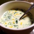 知子＠家族愛's cooksnap of when they made ほうれん草のポタージュ :'(.