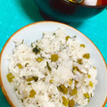 大井町子's cooksnap of when they made 大根間引菜とちりめんじゃこの炊き込みご飯.