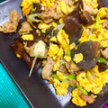 大井町子's cooksnap of when they made 豚肉とキクラゲとふんわりチーズの卵炒め.