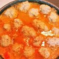 ぷくりる's cooksnap of when they made * ミートボールのトマトクリーム煮 *.