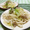 赤い電話's cooksnap of when they made 和風焼きうどん☆母の味.