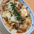 kaocoffee's cooksnap of when they made 豚肉と白菜のオイ味噌炒め.
