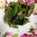 たぬとん's cooksnap of when they made 小松菜とツナのポン酢あえ.