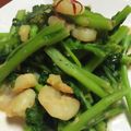 まる１０'s cooksnap of when they made 春だ！菜の花と海老の炒め物.