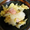 抹茶もつこ's cooksnap of when they made 白菜とベーコンのたいたん.
