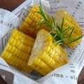 HAPPYジャッキー's cooksnap of when they made レンジで《とうもろこし》チン.