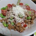 yu5ma's cooksnap of when they made 枝豆×トマト　わさび風味納豆.