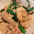 ぴょんすけ47's cooksnap of when they made もやしとニラと豚肉のピリ辛炒め.