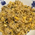 ikumi193o's cooksnap of when they made ちりめん辛子高菜炒飯.