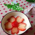 おらんでう～たん's cooksnap of when they made 苺で✿桜✿の飾り切り.