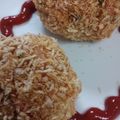 ふぁんたにゃん's cooksnap of when they made 残りご飯で揚げないライスコロッケ.