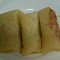 unauna72's cooksnap of when they made 白菜とベーコンの簡単春巻き.