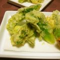 時花菜's cooksnap of when they made アーサイの天ぷら(子持ち高菜).