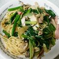 クックM7YXSD☆'s cooksnap of when they made ♪ほうれん草ときのこのスパゲッティー♬.