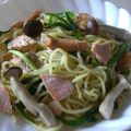 sakuni's cooksnap of when they made 鮭の醤油マスタード焼きそば.