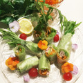 なつき☆ミ's cooksnap of when they made 巻き巻き係担当☆生春巻き.