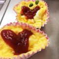 Rave999999's cooksnap of when they made 簡単！お弁当にもレンジで1分ココット風.
