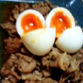 dakkda's cooksnap of when they made 濃厚卵と豚ばらの生姜煮.