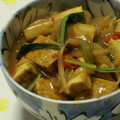 ピンクのたまご's cooksnap of when they made ヘルシー！厚揚げ×小松菜の和風カレー丼♪.