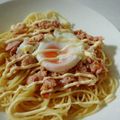 ＊アベリ＊'s cooksnap of when they made スグに作れるずぼら飯＊温玉ツナマヨパスタ.