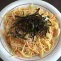 ＊たくはやママ＊'s cooksnap of when they made お1人様♪鮭フレークのバター醤油パスタ.