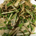 大王イカ's cooksnap of when they made めちゃ簡単★水菜と塩昆布の和え物♪.