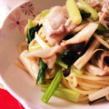 ひよみん's cooksnap of when they made さっぱり！豚肉とねぎの和風パスタ.