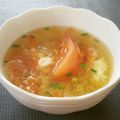 簡単手抜きママ's cooksnap of when they made トマトと卵の中華スープ.