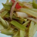 ハッピー555's cooksnap of when they made ブロッコリーの芯と✿カニかまの❀炒め物✿.